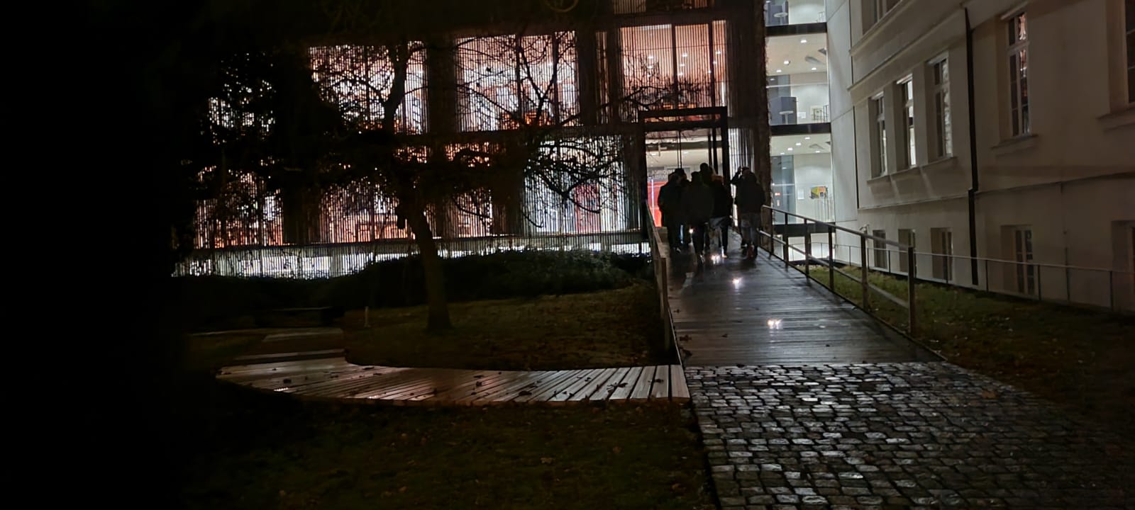 Masaryk University library in Brno where we stayed
